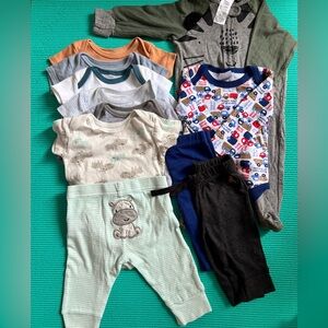 0-3 month Baby boy cute Bundle